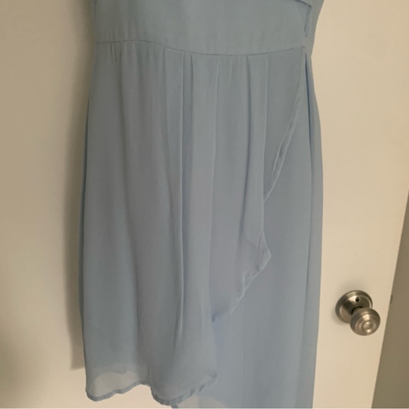 NWT Adelyn Rae Rita Asymmetrical Dress Baby blue - Picture 6 of 10